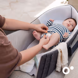 Doomoo DNG01 posizionatore sonno per bambino Grigio Cotone, Elastan, Poliestere, Poliuretano (PU)
