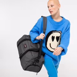 Eastpak Stand + Black Denim Nylon, Poliestere Grigio Unisex Borsa a tracolla - Vista aggiuntiva 8