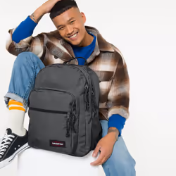Eastpak Morius zaino Zaino casual Nero, Grigio Nylon, Poliestere - Vista aggiuntiva 7
