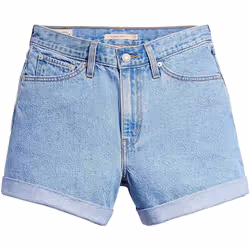 Shorts Levis Rolled 80S Mom Shorts Blu - 25