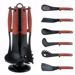 Aggiorna la tua esperienza in cucina con la Royalty Line RL-NU6S, un vivace e funzionale set di utensili da cucina a 6 pezzi. ...