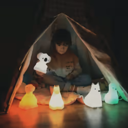 KIDYWOLF Elephant luce da notte per bambino Libera installazione Bianco LED - Vista aggiuntiva 5
