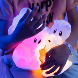 KIDYWOLF Hippo luce da notte per bambino Libera installazione Bianco LED - Vista aggiuntiva 3