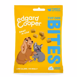 Edgard & Cooper Bites - Turkey and Chicken, Premio, Cane, Universale, Pollo, Turchia, 50 g