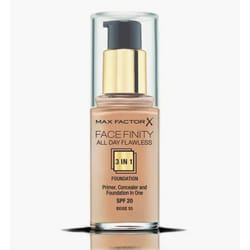 Max Factor Facefinity All Day Flawless 3 In 1 Bottiglia Liquido 55 Beige