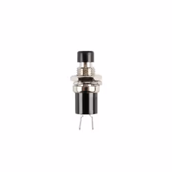 Velleman R1829B/B, Interruttore a pulsante, Cablato, Nero, 250 V, 125 - 250 V, 1 pz