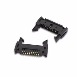 Velleman CC044, Base con pin, Nero, Dritto, Oro, 2,54 mm, 1 pz