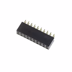 Velleman CC071, Base con pin, Nero, Dritto, Femmina, 2,54 mm, 1 pz