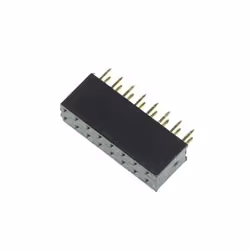 Velleman CC070, Base con pin, Nero, Dritto, Femmina, 2,54 mm, 1 pz