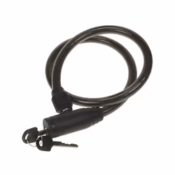 Perel SLKB01, Antifurto, Nero, Acciaio, Plastica, Chiave, 650 mm