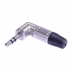 Neutrik NTR-NTP3RC, 3.5mm, Nero, Argento, Ottone, Nichel, Poliammide, Poliossimetilene (POM), Zinco acciaio, Nichel, IEC 68-2 ...