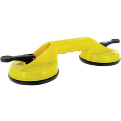 Toolland - Ventosa doppia, colore: giallo Capacità di carico (max) 60 kg