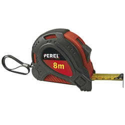 Perel HRUT8PRO riga pieghevole Nylon, Gomma 8 m