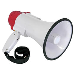 Velleman MP10SR megafono Interno/esterno 10 W Rosso, Bianco