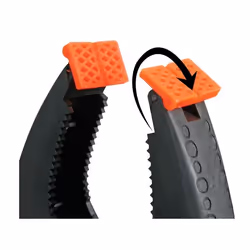 Velleman HPC50 morsa Morsa a molla 2,5 cm Nero, Arancione