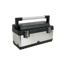 Perel - Cassetta degli attrezzi - Acciaio inossidabile - 505 x 235 x 225 mm - 26,7 l