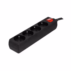 Perel EB4BLNS, 1,5 m, Interno, Tipo E, Tipo E, IP20, Polipropilene (PP)
