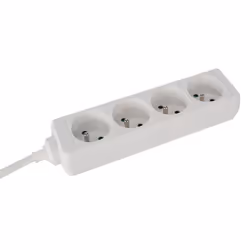 Perel EB4WN-5, 5 m, Interno, Tipo E, Tipo E, IP20, Polipropilene (PP)