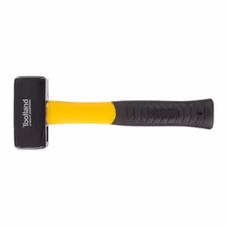 Toolland FGH1000, Martello da carpentiere, Nero, Giallo, 1 kg