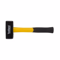 Toolland FGH1500, Martello per mattone, Acciaio, Fibra di vetro, Gomma, Nero, Giallo, 110 mm, 295 mm