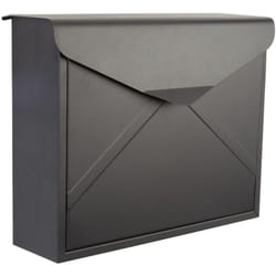 Perel - cassetta postale - verona - nero opaco - 38 x 29 x 11,5 cm
