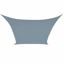 Perel GSS4430BG, Rettangolare, Grigio chiaro, Poliestere, 160 g/m², Doppio anello, 12 m²
