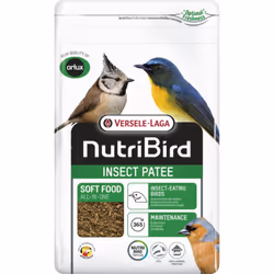 Cibo completo per tutti gli uccelli insettivori. Cibo completo ed equilibrato con proteine ??animali e un minimo del 25% degl ...