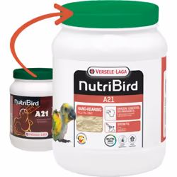 Cibo da allevamento a mano per Amazonas, Cacatúas, grandi parrocchetti e altri uccelli con un elevato requisito proteico. Com ...