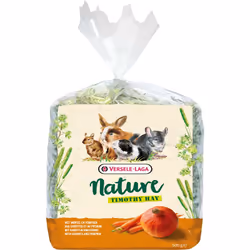 Hoen Timothy arricchito con carota e zucca. Delizioso fieno timoteo spimoteo con un alto contenuto di fibre crude che garanti ...