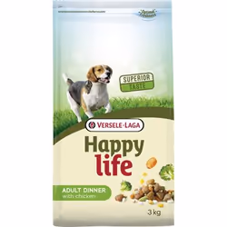 Versele-Laga Adult Dinner with Chicken 3kg, Adulto, Pomodoro, Vegetale, 3 kg