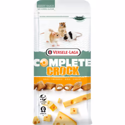 Versele-Laga Crock Cheese, Snack, 50 g, Criceto, Mouse, Ratto, Omega-3, Vitamina A, Vitamina C, Vitamina D3, Vitamina E, Bors ...