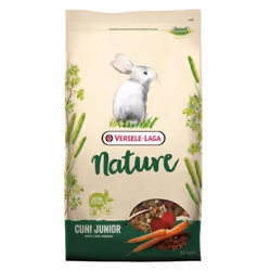 Miscela variegata in fibra per conigli (nani). Composizione senza cereali con verdure extra piene di vitamine e minerali. Mis ...