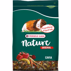 Miscela variegata ricca di fibre per le cavie. Nature Original Cavia è un alimento completo personalizzato per soddisfare le ...