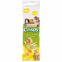 Versele-Laga Sticks Guinea Pigs-Chinchillas Citrus Fruit, Snack, 110 g, Cincillà, Porcellino d'india