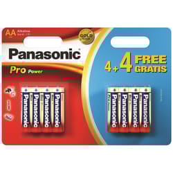 Panasonic Pro Power AA 4+4 Batteria monouso Stilo AA Alcalino