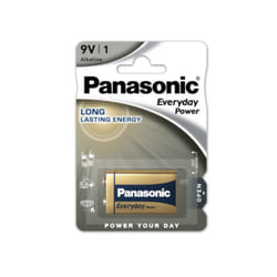 Panasonic - Blister da 1 pila alcaline 9V 'Everyday Power' - 9V, 6LR61, MN1604