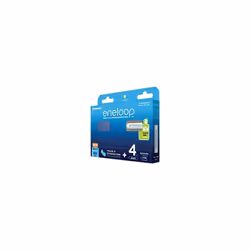 Panasonic - eneloop Batterie Ni-MH pronte all'uso, AAA/Micro, confezione da 4 con scatola blu, capacità minima migliorata 800 ...