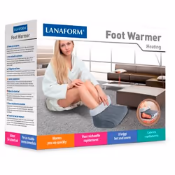 LANAFORM LA180401 scaldapiedi elettrico 100 W Grigio, Bianco