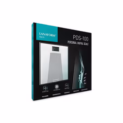 LANAFORM PDS-100 Quadrato Bianco Bilancia pesapersone elettronica - Vista aggiuntiva 3