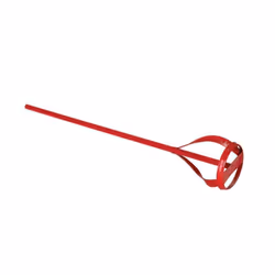 Toolland DMIX01, Paletta di miscelazione, Acciaio, Rosso, 1 pz, 400 mm, 6 cm
