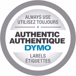 DYMO D1 - Standard Etichette - Rosso su trasparente - 12mm x 7m