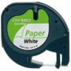 DYMO 12mm LetraTAG Paper tape nastro per etichettatrice