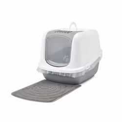 Savic Nestor Jumbo Gatto Lettiera con coperchio Grigio, Bianco - Vista aggiuntiva 6