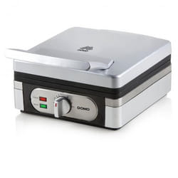 Domo DO 9047 W 2 waffle 1400 W Argento