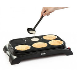 Domo DO8709P crepiera 6 crepe 1000 W Nero