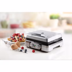 Domo DO9149W piastra per waffle 2 waffle 1400 W Argento - Vista aggiuntiva 5