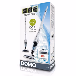 Domo DO217SV scopa elettrica Aspirapolvere a bastone 2 in 1 Batteria Secco Ciclonico Senza sacchetto 0,5 L Nero, Bianco - Vista aggiuntiva 7