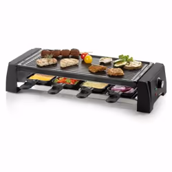 Domo DO9189G, 8 persona(e), Pietra, Nero, Grigio, Rettangolare, Manopola, 1200 W