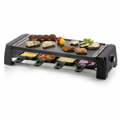 Domo DO9189G griglia per raclette 8 persona(e) 1200 W Nero, Grigio