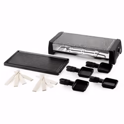 Domo DO9189G griglia per raclette 8 persona(e) 1200 W Nero, Grigio - Vista aggiuntiva 5